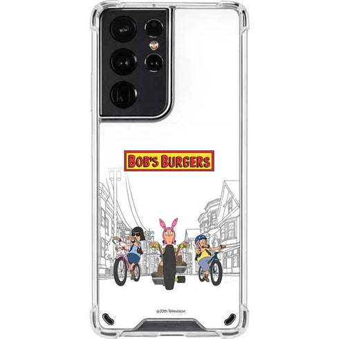 Bobs Burgers Bike Squad Galaxy S21 Ultra 5G Clear Case